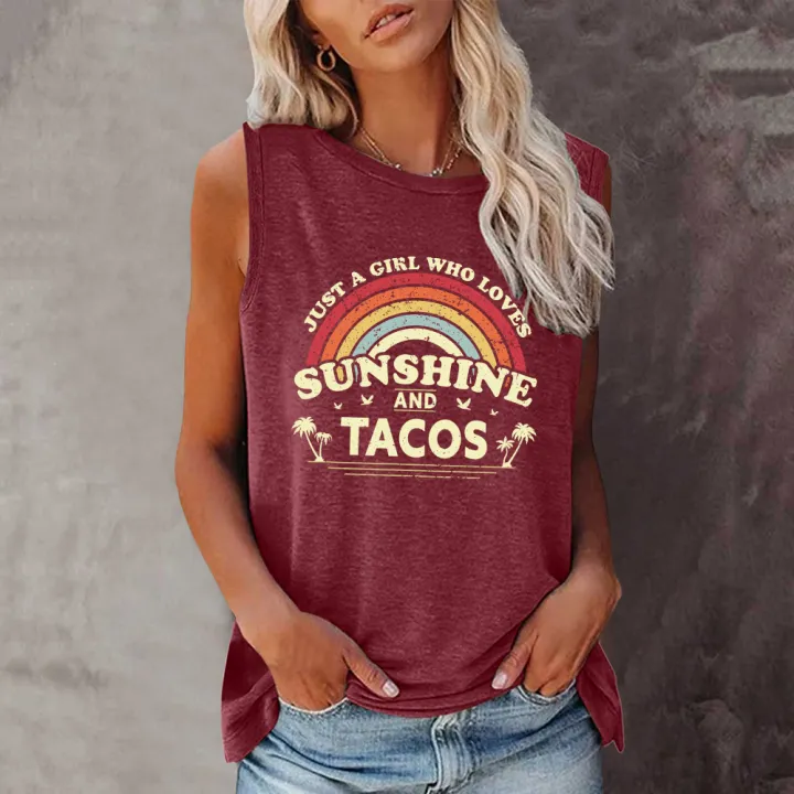Seeyoushy%20Just%20A%20Girl%20Who%20Loves%20Sunshine%20and%20Tacos%20Print%20Summer%20Women%20Tank%20Top%20Sleeveless%20New%20Graphic%20T%20Shirt%20Y2k%20Aesthetic%20Tops%20-%20Image%204