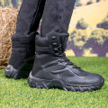 Men Women Unisex Camping  Boots Warm Winter Plush Snow Lace Up Rapid High Quality Anti-Slip Outdoor Training Casual Shoes. 