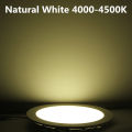 1pcs/lot Dimmable Ultra thin 3W/4W/ 6W / 9W / 12W /15W/ 25W LED Ceiling Recessed Grid Downlight / Slim Round Panel Light. 