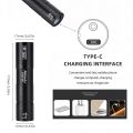 365nm UV Flashlight USB Rechargeable Mini Palm Ultraviolet Nail Lamp Pets Urine Cat Tinea Money Ore Marker Detection Light.
