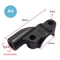 22mm Handlebar 10mm ThreadMotorcycle Master Cylinder Brake Lever Mirror Mount Clamp Rear View Mirror Holder Adapter..