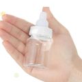 12Pcs Baby Bottle Baby Shower Favor Plastic Candy Bottle Mini Feeding Bottle for Birthday Baby Shower  Decor. 