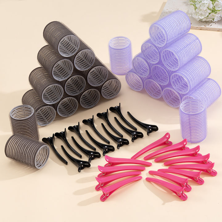 24pcs/Set%20Self%20Grip%20Hair%20Rollers%20No%20Heat%20Hair%20Clip%20Curlers%20Heatless%20Curls%20Hair%20Bangs%20Volume%20Self-adhesive%20Hook%20DIY%20Styling%20Tools%20-%20Image%204