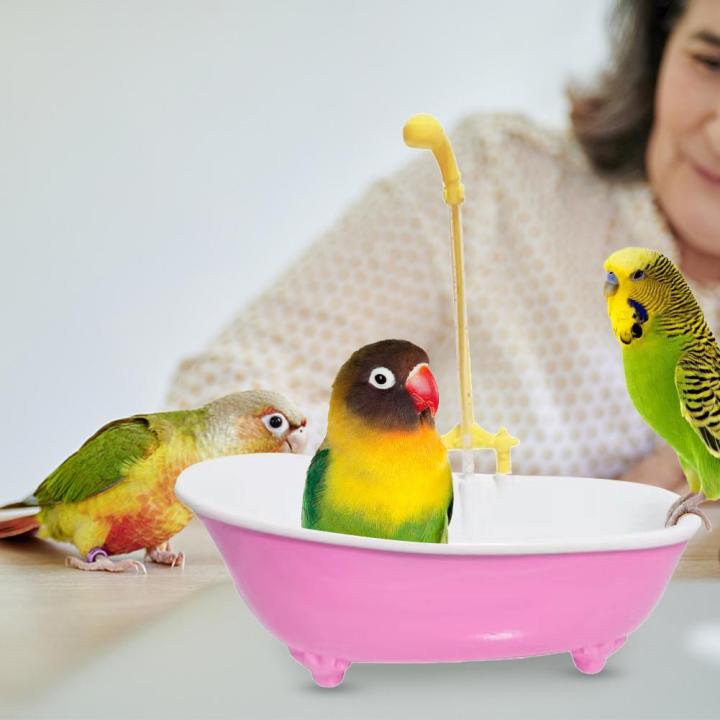 Parrot%20Automatic%20IntelligentBath%20Bird%20Shower%20Bathtub%20Supplies%20Blue%20Cute%20Plastic%20Cage%20AccessoriesHousehold%20Accessory%20Bird%20Bath%20-%20Image%202