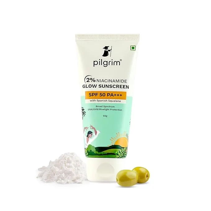 Pilgrim%202%25%20Niacinamide%20Glow%20Sunscreen%20Gel%20SPF%2050%20PA+++%2050%20gm%20-%20Image%202