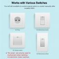 QNCX16A Wifi Mini Smart Switch Wireless 2 Way Control DIY Light Switches Smart Home Tuya Smart Life Alexa Alice  Home lightify. 