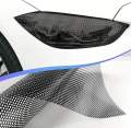 30x60cm Automotive Headlight Perforated Vinyl Wrap | Matte Finish Protective Film | Waterproof, Anti-Scratch, Self-Adhesive Car Light Sticker | JFR STICKER ZONE. 