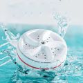 Worlds Smallest Portable Washing Machine Mini Washing Turbo with USB, Suitable for Home, Business, Travel, College Room, RV, Apartment. 