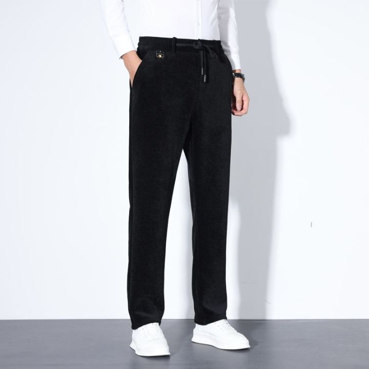 Casual%20Cotton%20Men%20Stretch%20Trousers%20Solid%20Slim%20Fit%20Men's%20Pants%20New%20Autumn%20Winter%20High%20Quality%20Classic%20Business%20%20Pants%20Men%20-%20Image%202