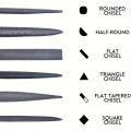 Premium Needle File Set - High-Carbon Steel Files with Non-Slip Ergonomic Handles for Precise Filing on Wood, Plastic, Model, Je. 