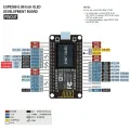 NodeMCU ESP8266 Development Board with 0.96‘’ OLED Display,CH-340,ESP-12E WiFi Module,Micro USB for Arduino/Micropython ESP8266. 