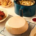 50/100Pcs Air Fryer Disposable Paper Non-Stick Airfryer Baking Papers Round Air-Fryer Paper Liners Paper Kitchen Accessories.