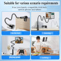 1/2pcs Tablet & Phone Stand Holder, Thicker Flexible Arm Gooseneck Tablet Holder for Ipad Mini Pro Air Kindle Christmas .