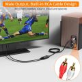Neoteck 192kHz Digital to Analog Audio Converter Optical Toslink to RCA Audio Adapter Male Connector DAC Converter. 
