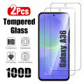 2Pcs HD Tempered Glass For Samsung Galaxy A36 A35 A26 A25 A24 A13 5G Screen Protector Film For Samsung A06 A14 A15 A24 A34 A55. 
