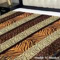 SOFT HIGH DENSITY AC FLEECE BLANKET, Throw Blanket for Double Bed. 