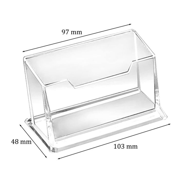CrystalClear%20ProVis:%20Premium%20Transparent%20Visiting%20Card%20Holder%20for%20a%20Polished%20Impression!"%20%20FS-101%20-%20Image%202