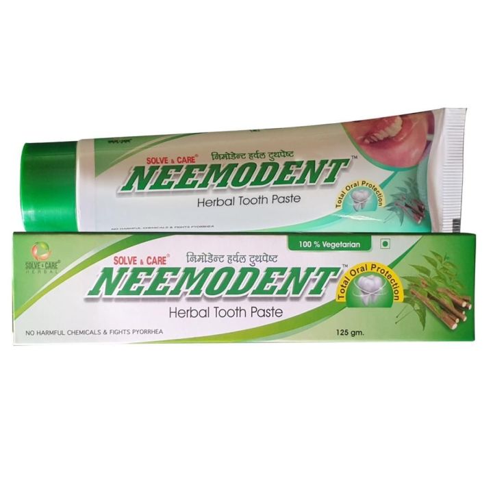 Solve & Care Neemodent Herbal Toothpaste - 125 Gm