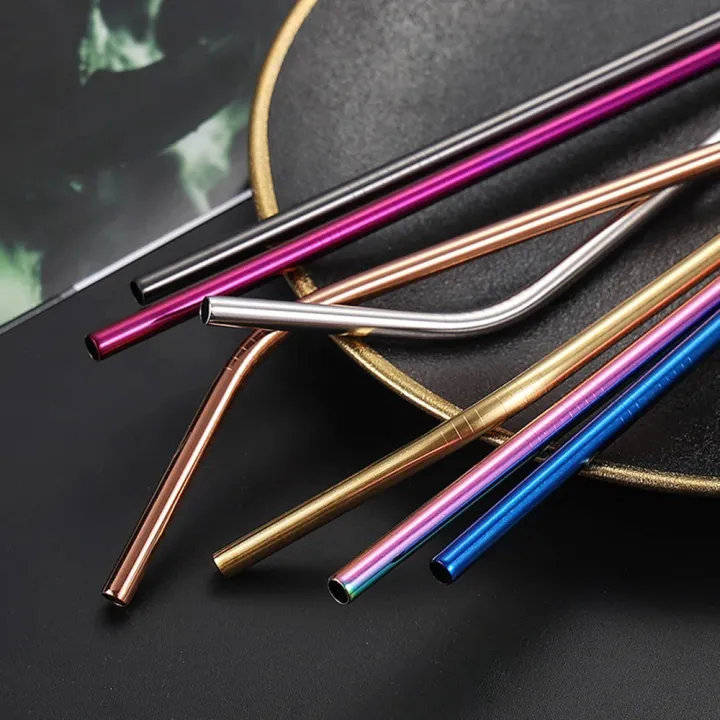 6*215mm%206Pcs%20Eco-friendly%20Reusable%20Metal%20Straws%20Set%20304%20Stainless%20Steel%20Drinking%20Straw%20Cocktail%20Party%20Favor%20Bar%20Accessory%20-%20Image%204