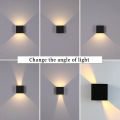 LED Wall Lamp 7W 100-240V Outdoor / Indoor Porch Garden Wall Lamp For Bedroom Bedside Lighting Up and Down Adjustable Wall Light. 