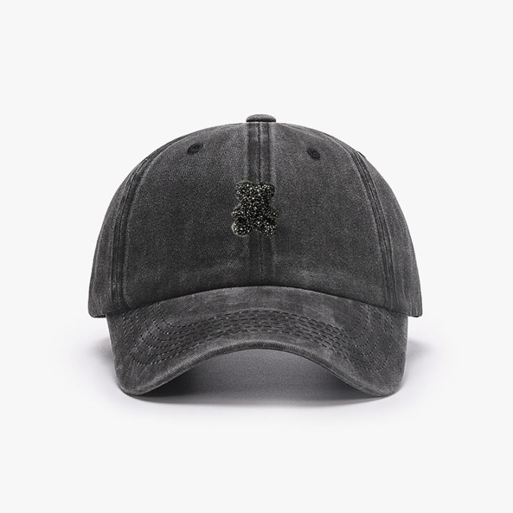 Cute%20teddy%20bear%20baseball%20cap,%20retro%20style,%20men's%20and%20women's%20adjustable%20outdoor%20travel%20hiking%20duckbill%20cap%20-%20Image%204
