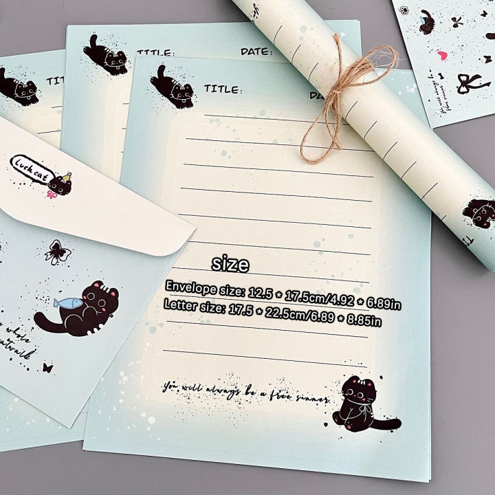 Splashing%20Ink%20Love%20Cat%20Envelope%20Letter%20Paper%20High%20Beauty%20Cute%20Letter%20Writing%20Handwritten%20Simple%20Letter%20Paper%20-%20Image%202