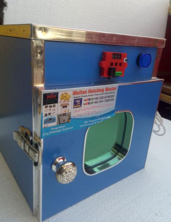 40 to 50 Eggs Automatic incubator with double hatcher