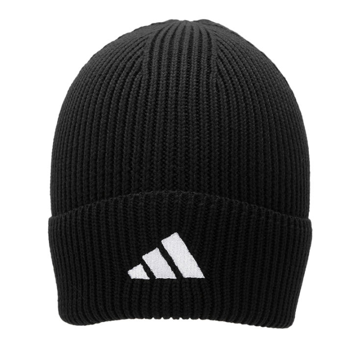 Adidas Men's and Women's Hats, Versatile Sports Hats for Couples, Knitted Hats, Warm Woolen Hats, Pullover Hats Hs9765