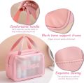 Makeup and Toiletries Multipurpose Toiletry Bag for Women Men Waterproof Transparent Cosmetic Zipper Toiletry Handbag Travel Accessory. 