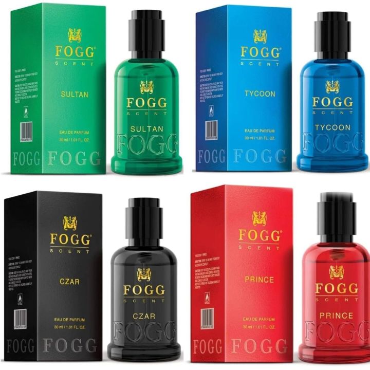 Fogg Scent Combo Sultan Tycoon  Czar Prince 4in1 pack 30ml
