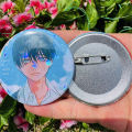 58mm Anime The Summer Hikaru Died Tsujinaka Yoshinori  Cosplay COSTUME Badge Pin SPTE Tinplate Brooch Prop Xmas . 