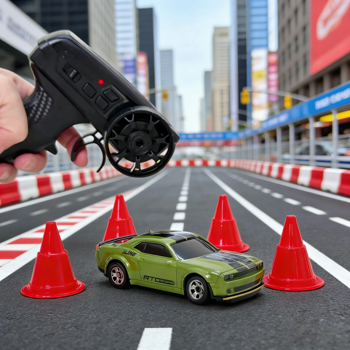 1:64 Remote Control Car 2.4G Mini Radio Control Drift Stunt Car 4WD Desktop Racing Vehicle Model Boy Toy Kid Birthday