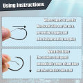 9KM 25Pcs Wacky Rig Hooks Drop Shot Weedless Hook Worm Hook Bass Fishing Hook for Wacky Rigging. 