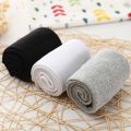 About 28 cm Knee High Socks Kids Boys Girls Socks for School Uniform Children White Socks Student Black  toddler girl socks. 