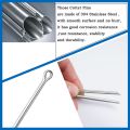 150/240 Pcs Stainless Steel Cotter Pin Kit Split Pin Assortment Whistle U Pin Fixings Assorted Sizes M1 M1.5 M2 M2.5 M3 M4 M5. 