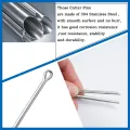 150/240 Pcs Stainless Steel Cotter Pin Kit Split Pin Assortment Whistle U Pin Fixings Assorted Sizes M1 M1.5 M2 M2.5 M3 M4 M5. 