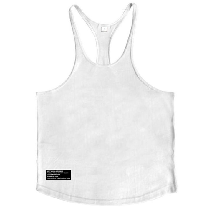 Men's%20Gym%20Stringer%20Tank%20Tops%20Cotton%20Y-Back%20Running%20Vests%20Bodybuilding%20Fitness%20Sleeveless%20Shirt%20Muscle%20Training%20Singlets%20-%20Image%205