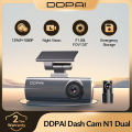 DDPAI Dash Cam  N1 Dual Front & Rear Recording NightVIS 1296P Dash Cam Recorder Car DVR   App Control. 