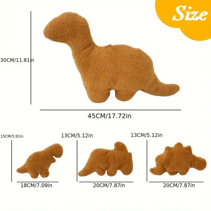 4pcs%20Large%20Dino%20Nugget%20Pillow%20Set%20Plush%20with%20Stuffed%20Animals%20Creative%20Dinosaur%20Theme%20Party%20Decoration%20Perfect%20for%20Christmas%20%20-%20Image%205