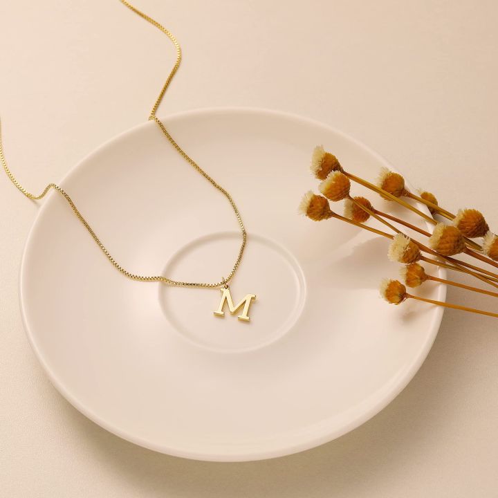 A-Z%20Initial%20Necklace%2018K%20Gold%20Plated%20Necklace%20Cute%20Letter%20Stainless%20Steel%20Necklace%20for%20Women%20-%20Image%205