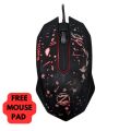 K11 Mini RGB Gaming Keyboard (87 Keys) and Mouse Combo with Breathing RGB LED, and Free Mouse Pad | 3 IN 1 Combo | Best For Gamers. 