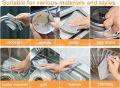 Multipurpose Wire Dishwashing Rags for Wet and Dry Stainless Steel Scrubber Non-Scratch Wire Dishcloth for Washing Dishes Sinks Counters Easy Rinsing Machine Washable Pack Of 3. 