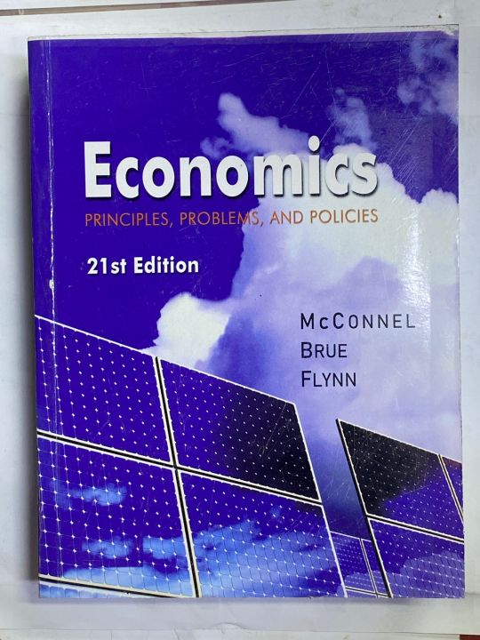 ECONOMICS 21TH EDITION BY MCCONNELL BRUE FLYNN
