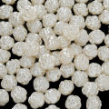 50pcs/Lot 12mm ABS Imitation Pearl Beads Rose Loose Charms Beads for Bracelet Necklace Jewelry Making Accessories Supplies. 
