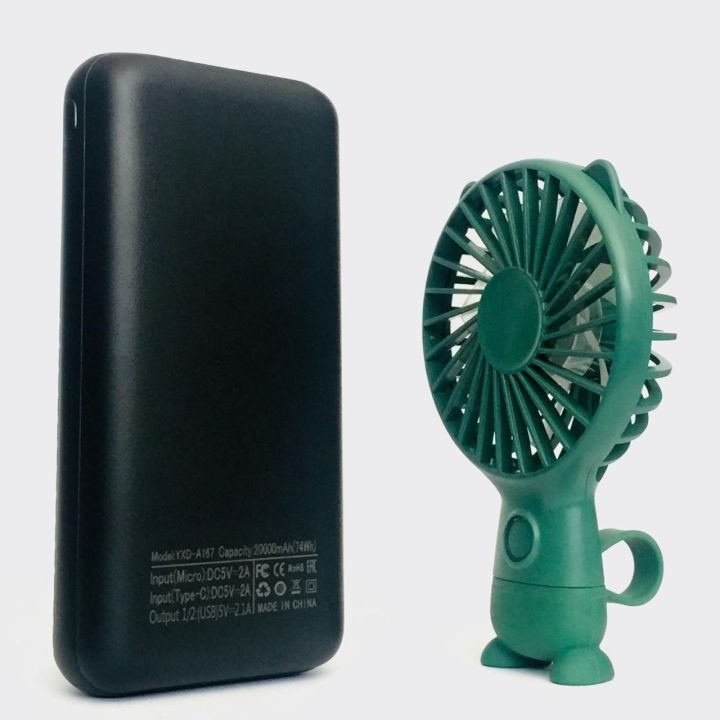 YOSONDA%2020000mAh%20Power%20Bank%202.1A%20Fast%20Charging%20Jump%20Cat%20U-S-B%20Fan%20Free%20-%20Image%206