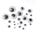 50/100/200pcs Self-adhesive Wobbly Wiggle Eyes 3D Moving Eye for DIY Scrapbooking Toys Dolls Kids DIY Accessories 5-24mm. 