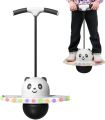 Pogo Ball / jump ball with Handle Kids Gifts Pogo Stick for Body Training Assistant Panda White. 