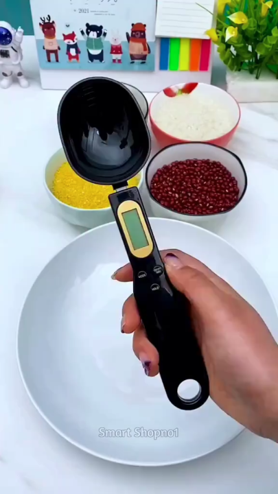 Digital Measuring Spoon Scale – LCD Display, High Precision Kitchen ...
