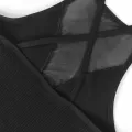 Sexy Mesh Camisole Crop Top Corset Seamless Backless Underwear Hot Fashion Women Casual Tank Top Bralette Adjustable Lingerie. 