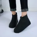 1 Pair Waterproof Non-slip Silicone Shoe High Elastic Wear-resistant Unisex Rain Boots for Outdoor Rainy Day Reusable Shoe Cover. 